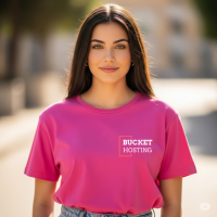Bucket Hosting Branded T shirt