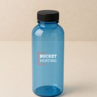 Bucket Hosting Branded Water Bottle